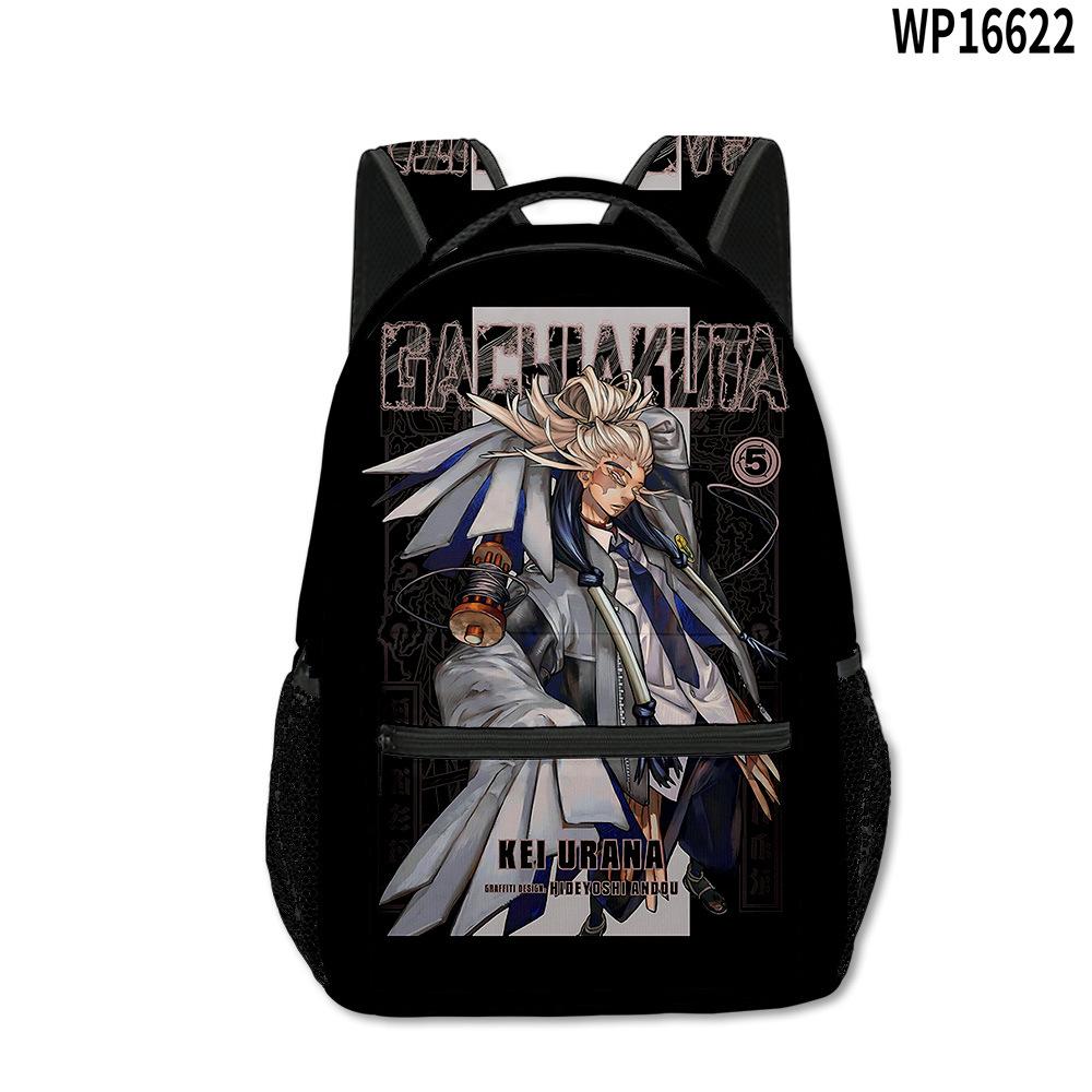 Zaini Scolastici Giovanili Novità Harajuku Kpop Unisex Gachiakuta Borse da Viaggio Stampa 3D Oxford Impermeabile Zainetti a Spalla