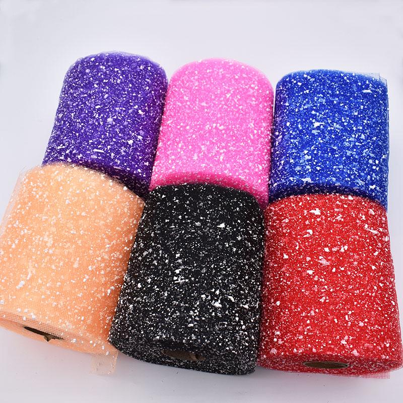 15cm Rose Bouquet Mesh Yarn for Wedding Decor & Florist Use