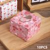 10PC Valentines Day Heart Hollow Gift Package Boxs Colorful Heart Printed Boxes Square