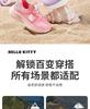 Kaiti Cat Children's Shoes 2026 Single Net Running Shoes Summer New Style Girls' Thick Bottom Lightweight Outdoor Sports Shoes