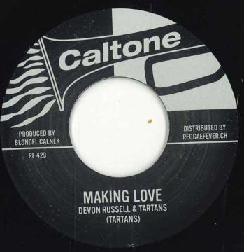 

7-дюймовая пластинка DEVON RUSSELL & THE TARTANS / THE H - Making Love / Crying Over You RF429 Caltone/Reggae 2025 Швейцария Регги, Ска и Даб