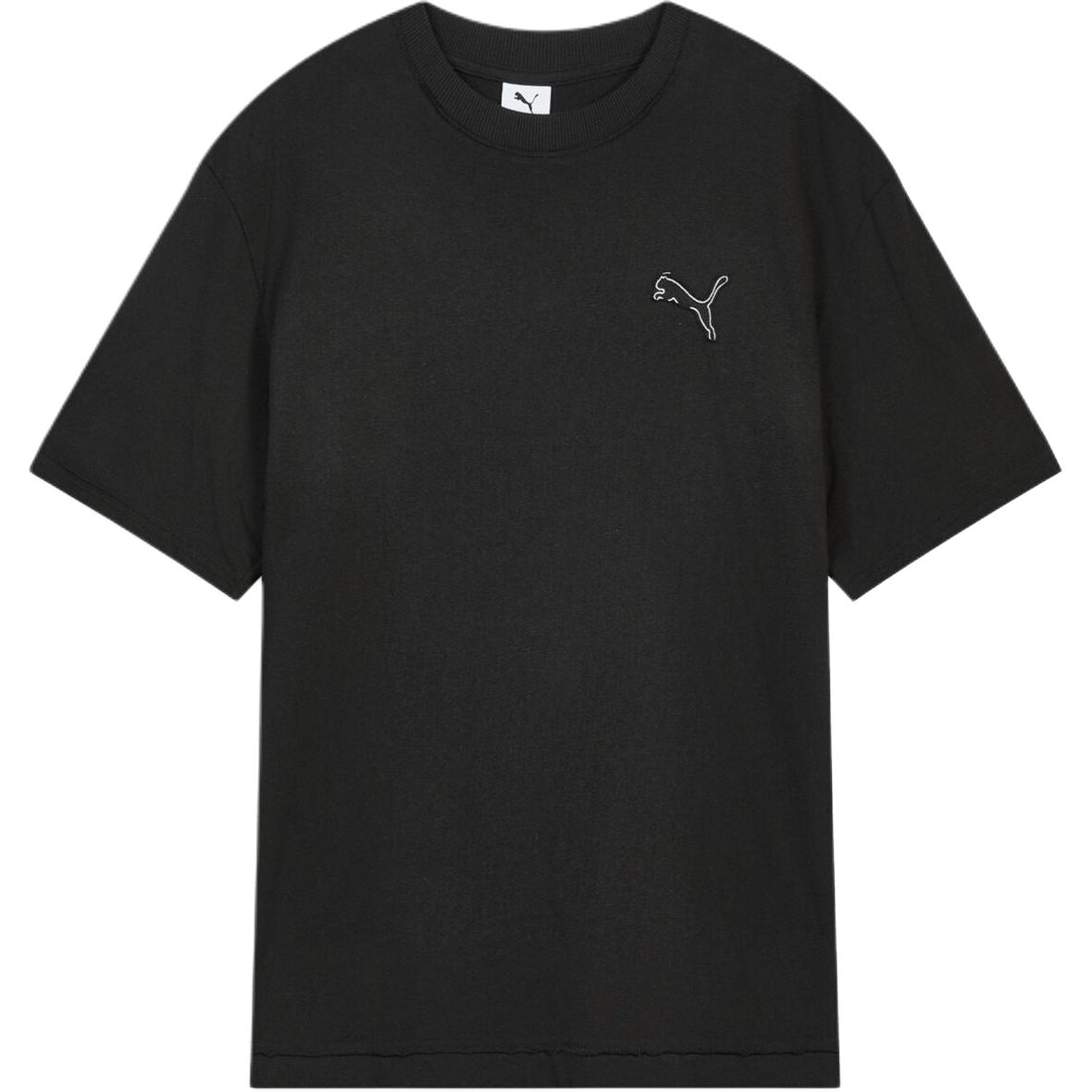 Puma Essentials Prime Distressed Short Sleeve T-Shirt Men tops 638468-01 S