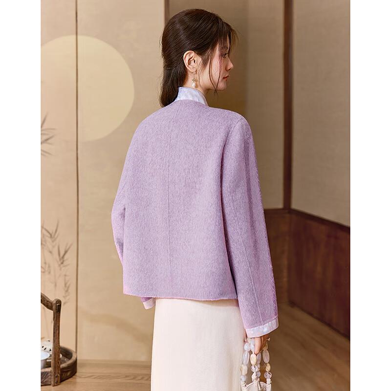 Sisui Nianhua Women's Elegant Short Wool Coat