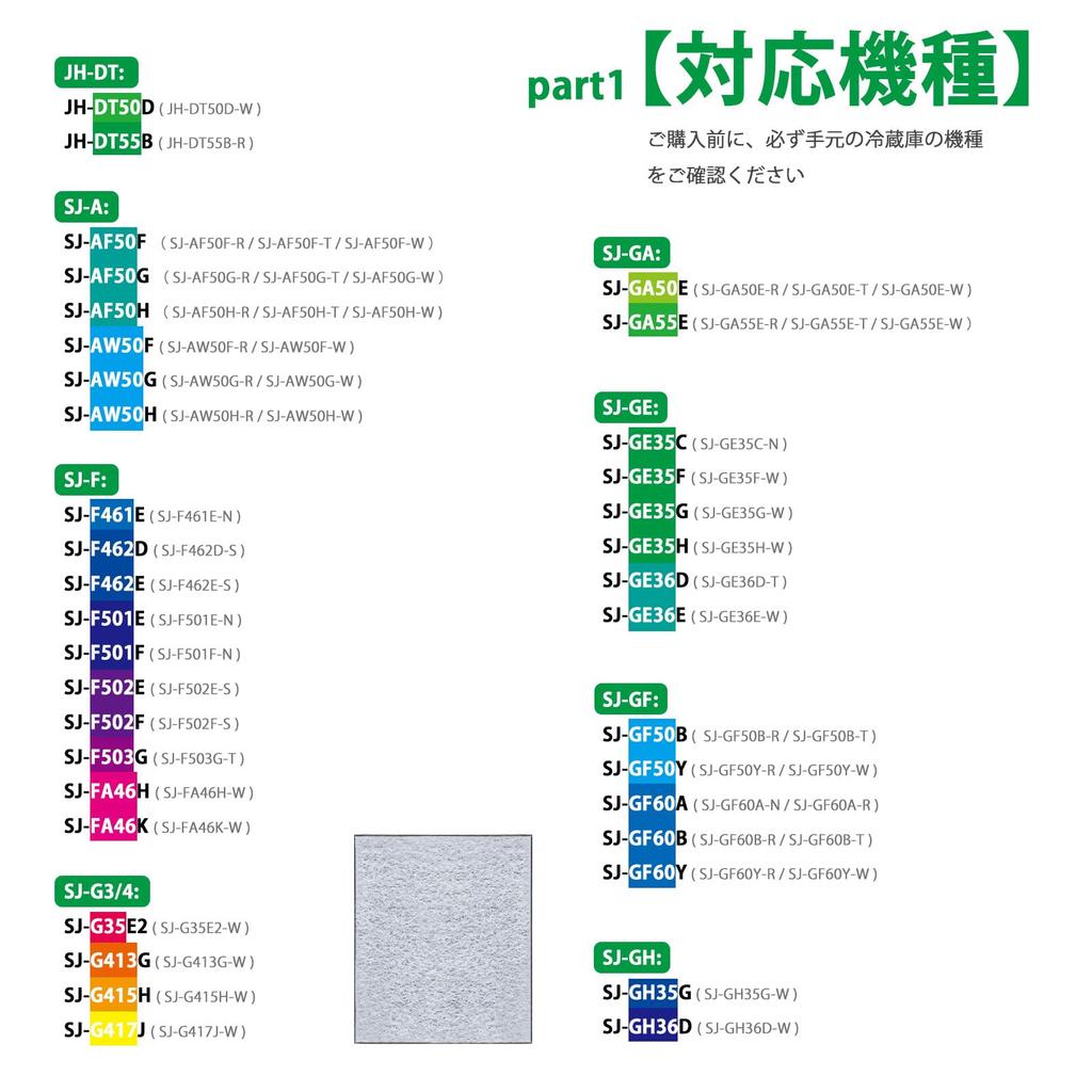 Ice Maker Water 2013370093H Water Refrigerator 2013370093 for Ice Maker Pack of 2 201337-0093H Filter, Filter, 201337-0093 Filter, SJ-GT42E