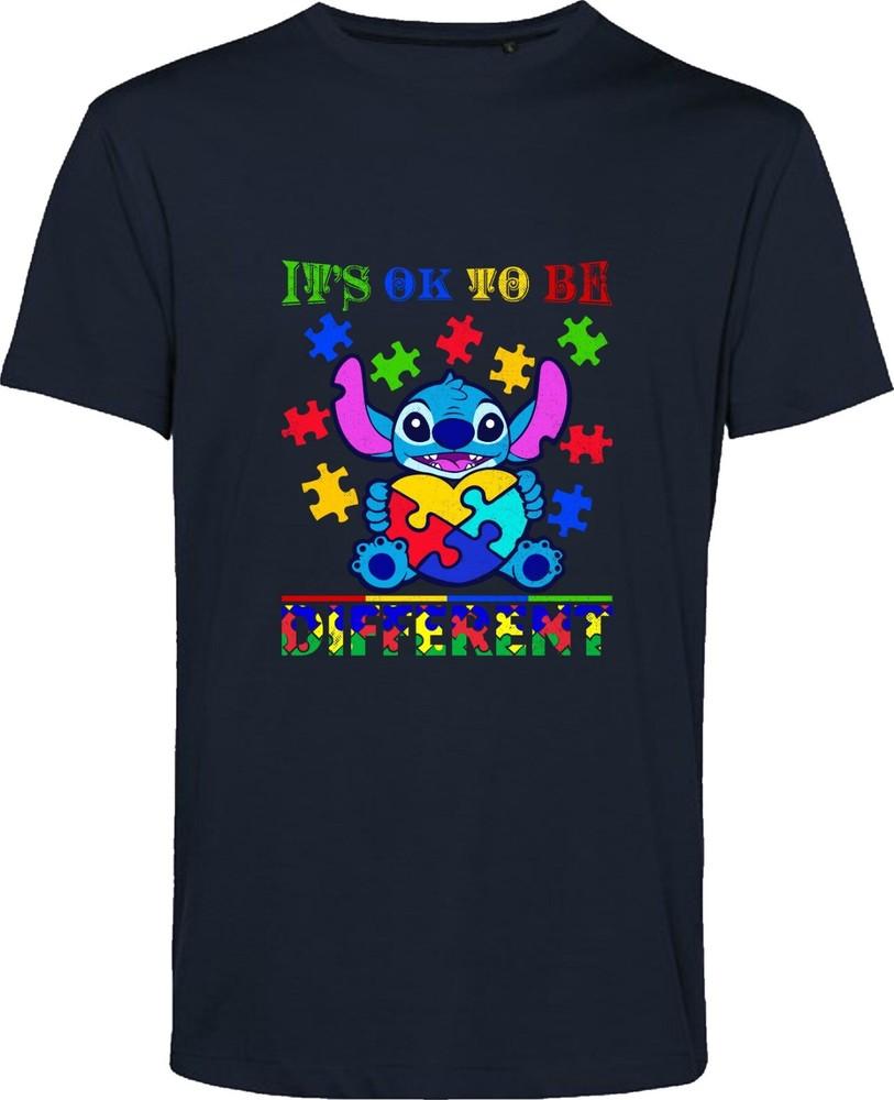 Autistic T Shirt Lilo Stitch Its Ok To Be Different Autism Awareness Gift Top S