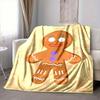 1pc Gingerbread Man Blanket Warm, Cozy, And Soft, Suitable for Sofas, Beds, Cars, And Office Use.Perfect for Camping And Travel, Making It a Great Gif
