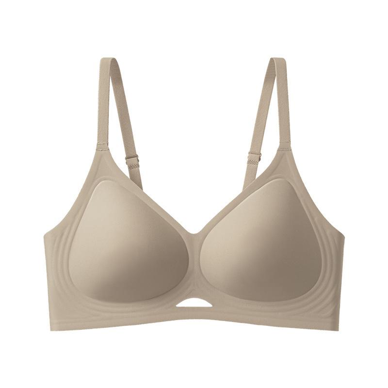 Traceless Underwear, Jelly Soft Support, No Steel Ring, Double Breast Upper Support, Anti-sagging and Breathable Summer Thin Bra Cover, Women