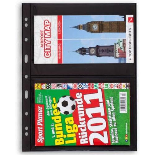Leuchtturm Grande Plastic Pocket Sheets 5pk (Black) (2S)