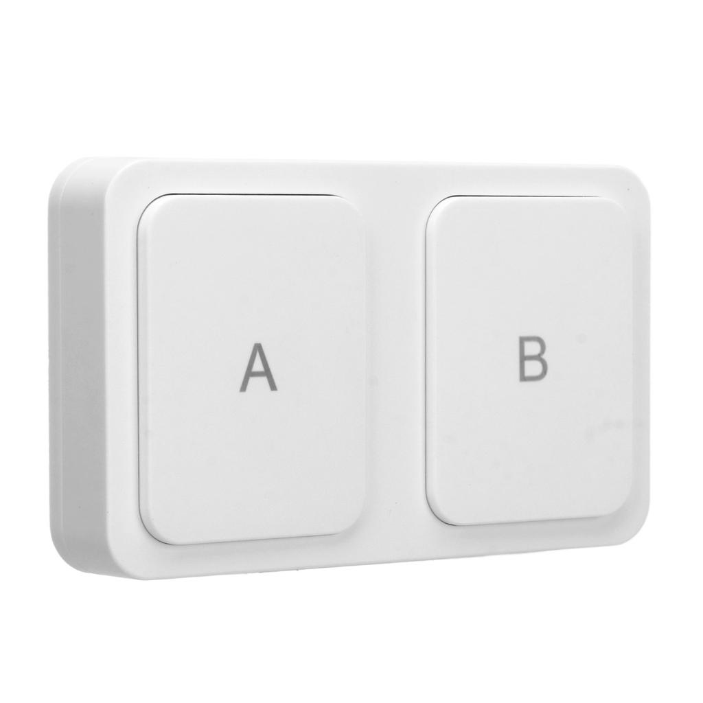 Wireless Smart Scene Switch Smart Home Devices 2 Way Push Button Switch for Tuya Zigbee Connection