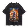 Summer Dragon Ball Gohan Nostalgic Anime Men's Washable T-shirt Heavyweight Family Matching