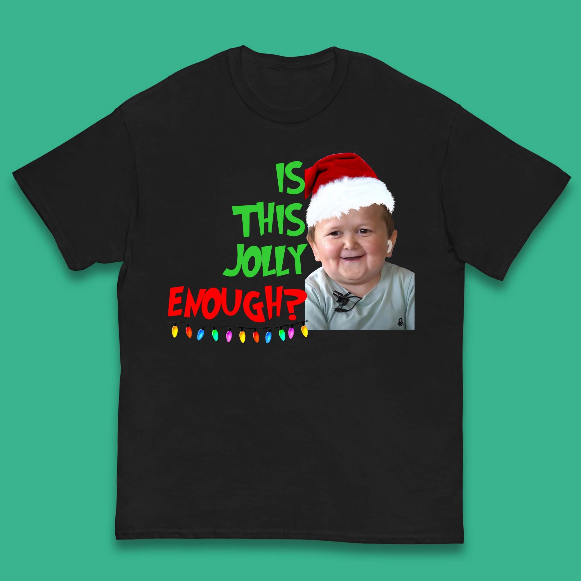 Jolly Enough Hasbulla Christmas Kids T-Shirt 160