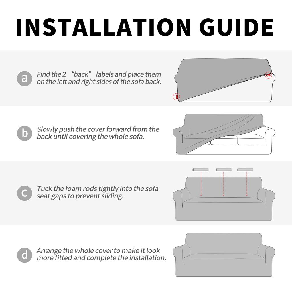 Knitted Square Jacquard Thickened Stretch Sofa Cover Fabric All-inclusive Full Cover Sofa Cushion Cover