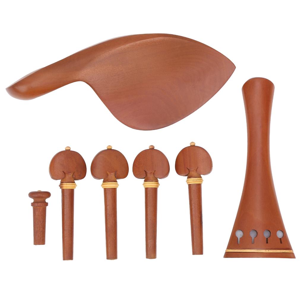 Geigenteile mit Kinnhalter Endstift Saitenhalter Holz Wirbel 44 Beschlagsatz Ersatz
