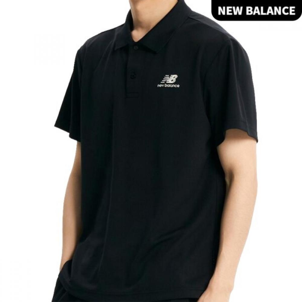 

New Balance Essential Poly Collar Tee Nbnfe21013 19 blacks/90