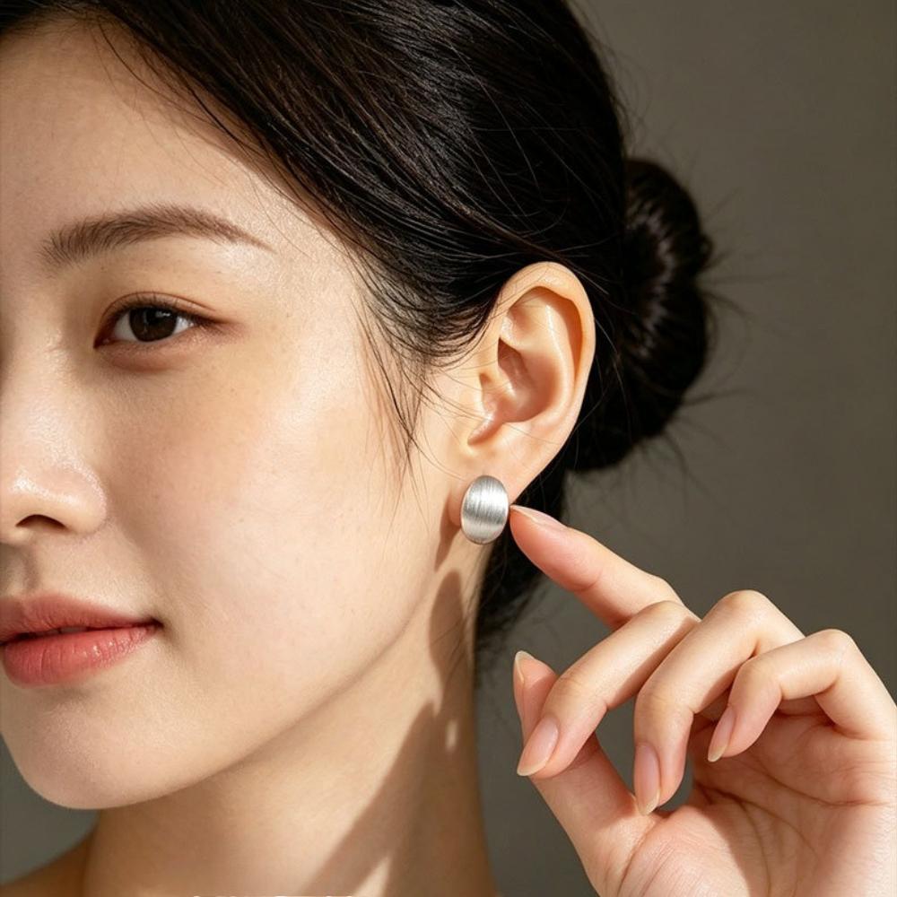 Arc Stud Earrings Niche Light Luxury Exquisite Earrings Stud Earrings
