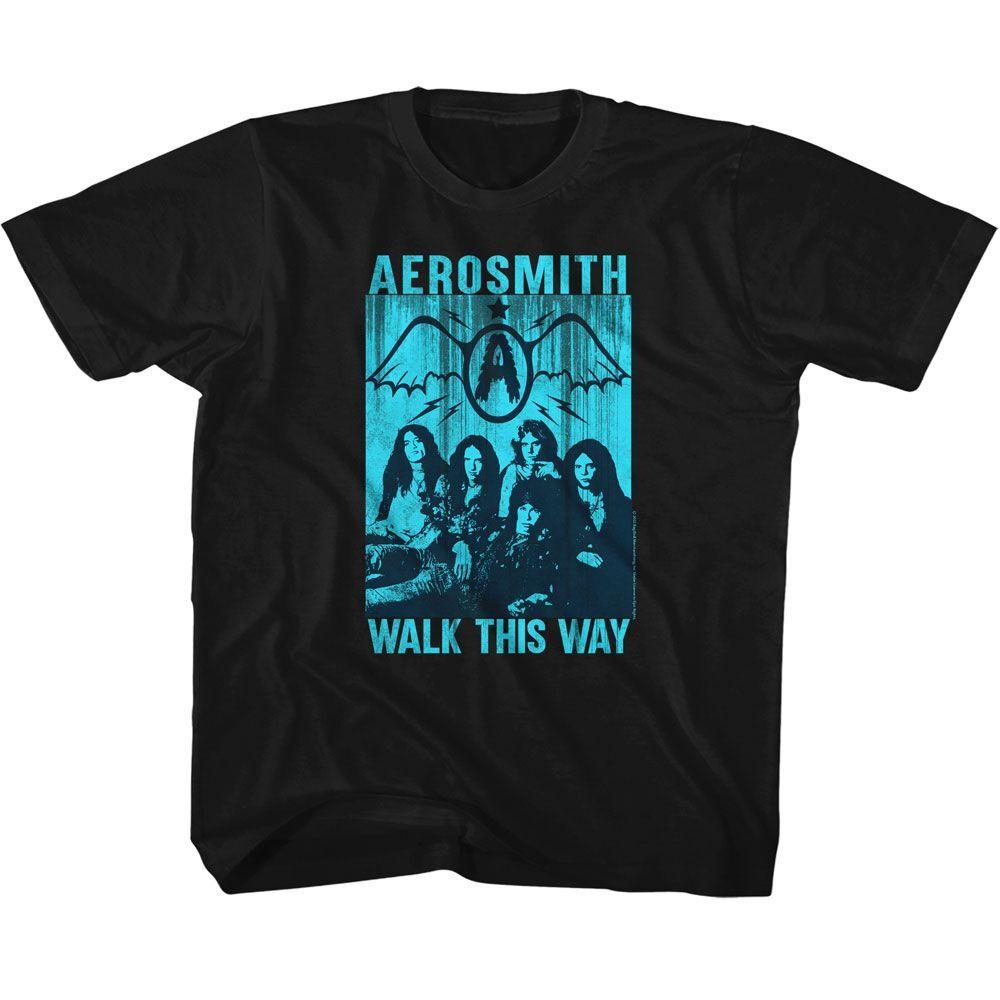 Kids Aerosmith This Way Music Shirt M