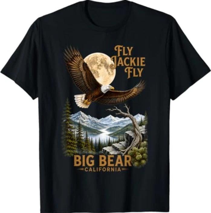 Jackie The Big Bear Eagle, Supports California T-Shirt