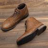 Men's Classical Leather Ankle Boots Comfortable Spring Fashion Men Boots
