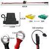 CTRICALVER 10AWG SAE Power Lead, 20A/30A Fuse & Cap for