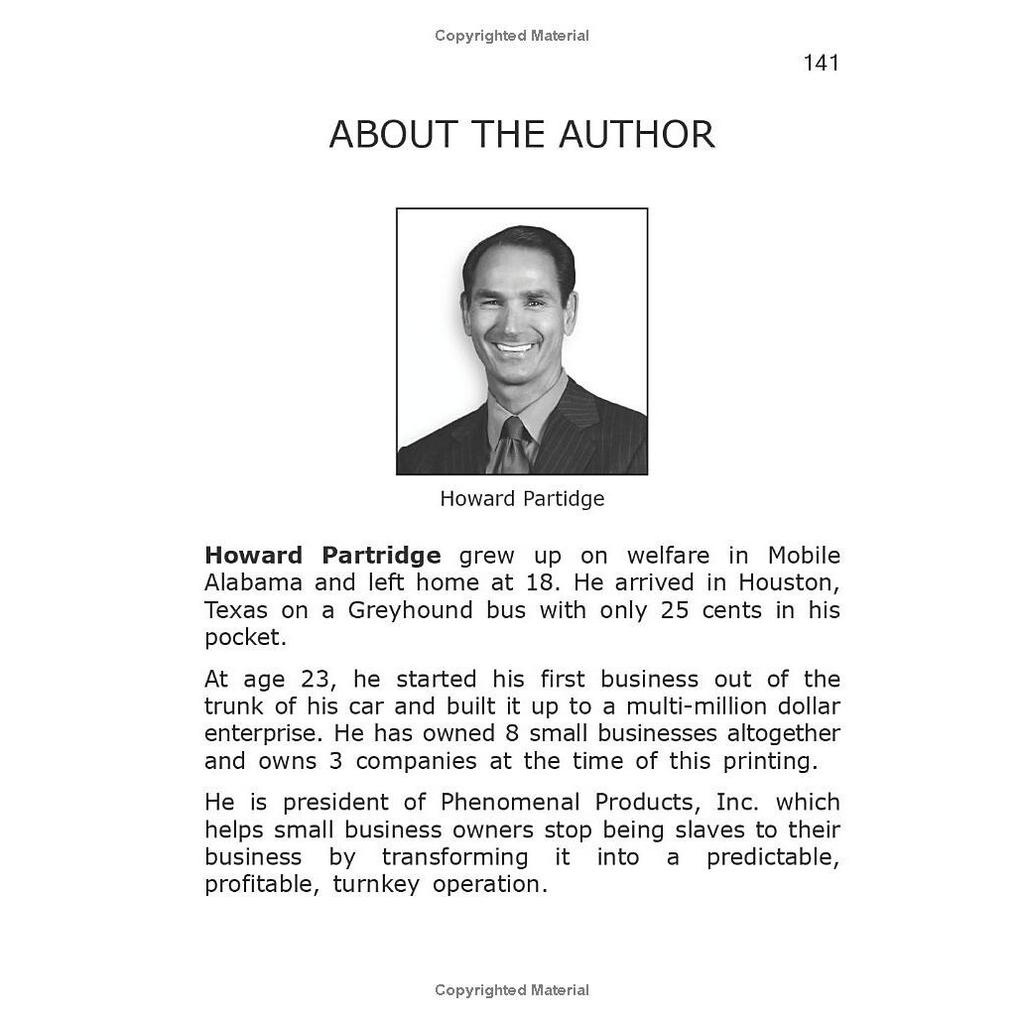 7 Secrets of a Phenomenal L.I.F.E. Paperback Howard Partridge (Author) Book JL186150103127