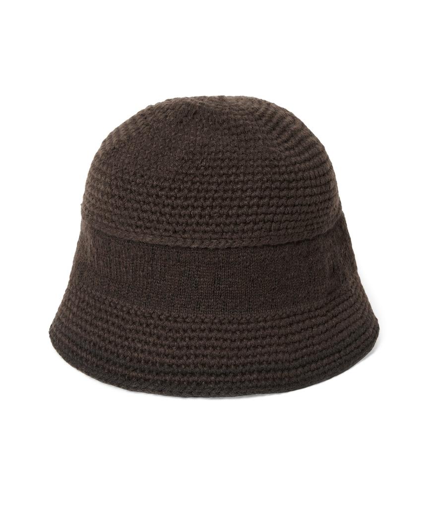 THISISNEVERTHAT Crochet Bucket Hat Brown