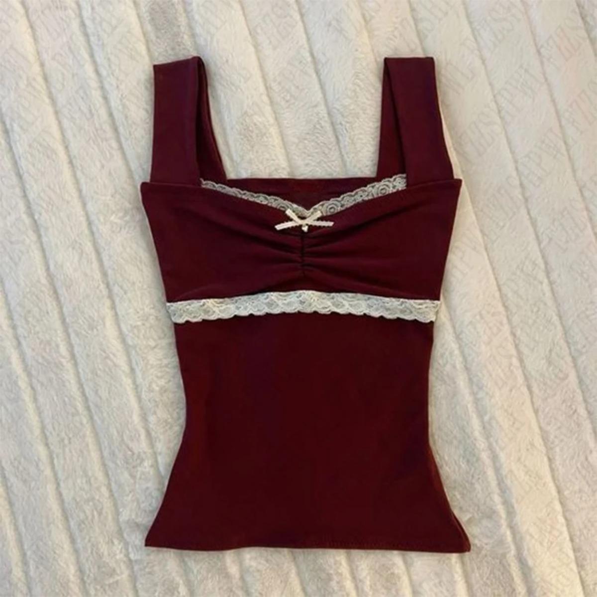 TrendHub Harajuku Retro Gothic Y2K Emo Girls Camisole Top Sexy Slim Chic Fashion Aesthetic Women s Crop Tops Punk Hip Hop Rock Streetwear S