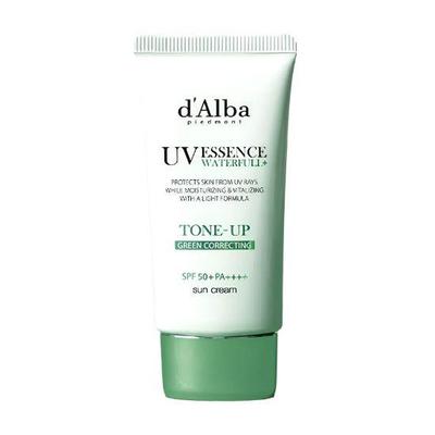 UV Essence Waterfull Tone-Up Green Correcting Sunscreen SPF50+ PA++++ Tone-Up Sun Cream 50ml