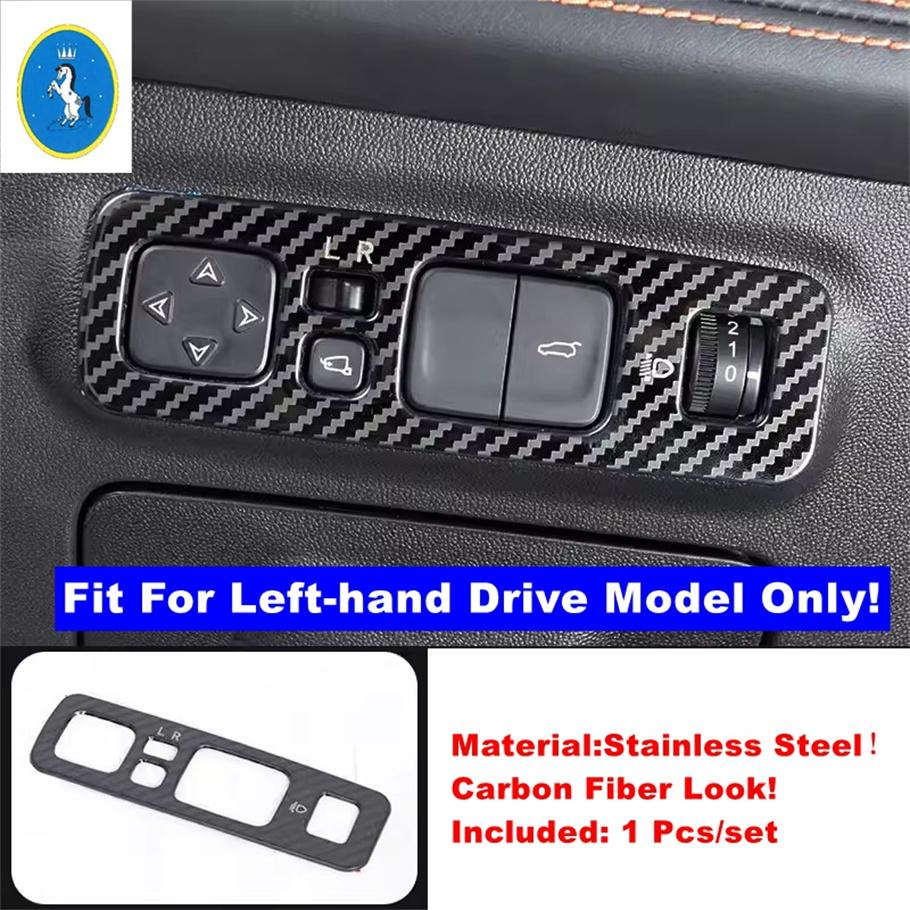 

Carbon Fiber Auto Glove Storage Box / Gear Shift Box / AC Vent Outlet Cover Trim Accessories For Changan UNI-K UNIK - 2024 Headlight switch
