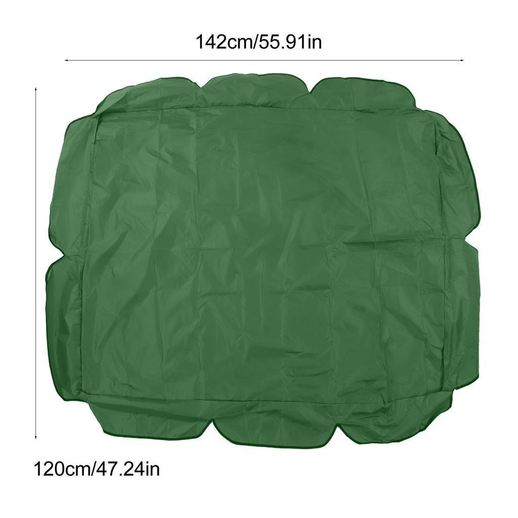 Swing Canopy 210D Silver Coated Oxford Waterproof UV Proof for Outdoor Patio Yard Chair 142x120x18cm