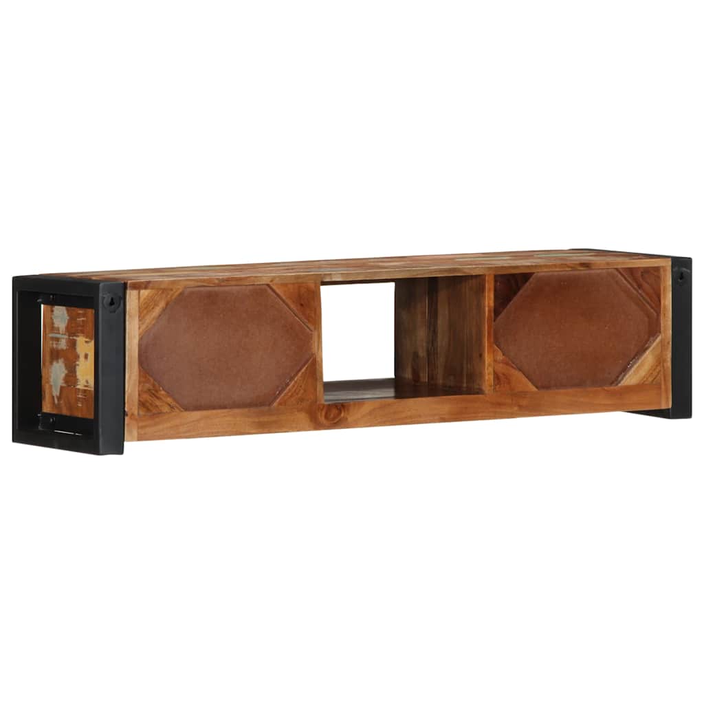 Szafka Rtv 100X30X25 Cm Drewno Lite Odzyskane