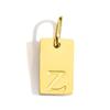 Gold-Plated Alphabet Pendant Accessories – 26 English Letters Stainless Steel for DIY Jewelry