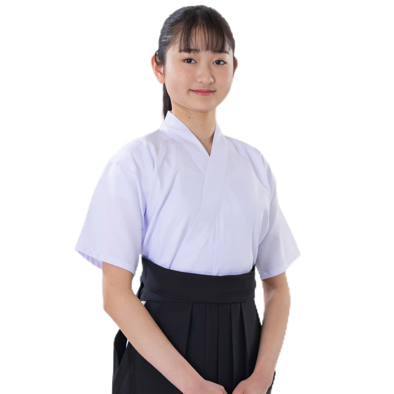 

Kyudo summer Scotchgard Suizan Kyugu Store (Japanese archery) uniform, top, women s, sweat-wicking, quick-drying, treated, (M) белый