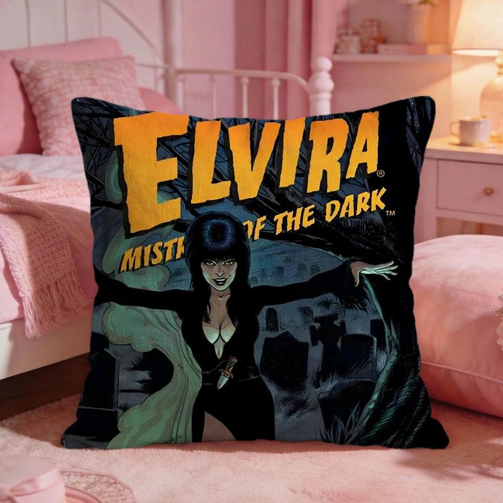 EElviraS Mistress Dark Cushion Cover Premium Comfort Reversible Pillow Cove Two In One Design For Any Room  Car Interior
