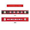 High-Precision 2-in-1 Hole Punch & Level Measuring Ruler for Home Improvement