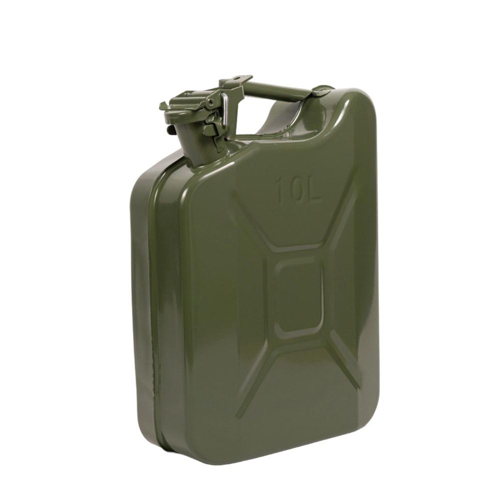 5L/10L Gasoline Tank Iron Car Spare Fuel Tank New Gas Can Outdoor