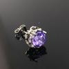 High-End Retro Rhinestone Stud Earrings for Men & Women – Versatile Titanium Steel Design