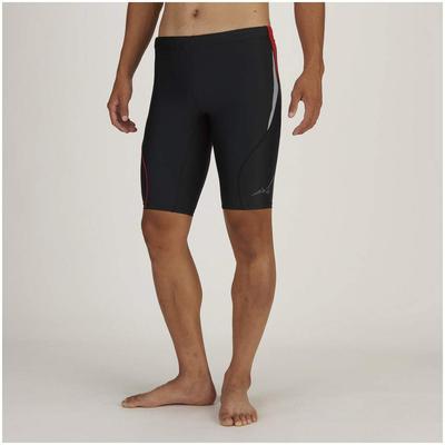 Calções de Compressão Curtos Fitness Pequeno Masculino, (Entreperna 26cm/Copas 3D), N2JB0117, Cor Preto, Tamanho