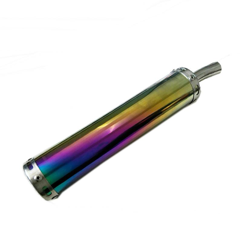 20mm inlet 280mm Universal Motorcycle Exhaust Muffler Pipe For ATV Street Scooter Motocross Escape Moto 50cc 125CC