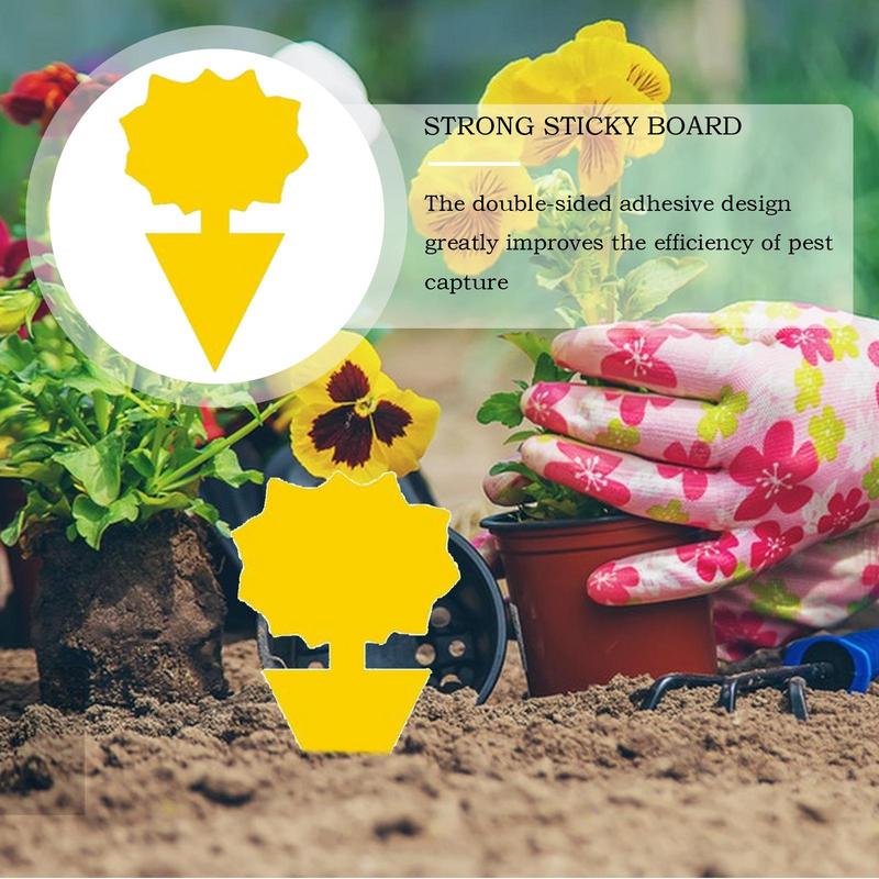 yellow sticky insect board sticky trap fruit device butterfly type insect trap Garden Flower Traps Eliminate Pests For Outdoor