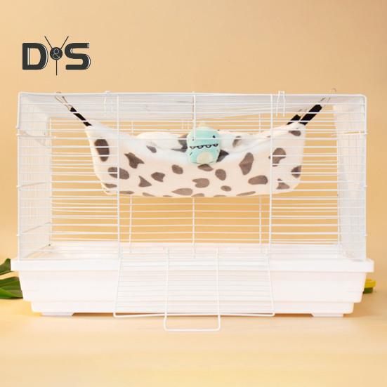 Guinea Pig Rat Ferret Hammock Hanging Bed Hammock Cage Toy Plush Warm Cozy Perch for Dwarf Rabbits Guinea Pigs Ferrets Hamster