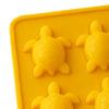 Food-Grade Silicone Ice Cube Mold 6 Grids Turtle Shape Easy Release Whiskey Ice Cube Tray Decorative Dessert Ice Mold