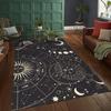 Sonne Mond Pentagramm Hexe Altar Teppich für Wohnzimmer Gothic Dekor Sofa Tisch Teppiche Fußmatte Groß Bodenmatte