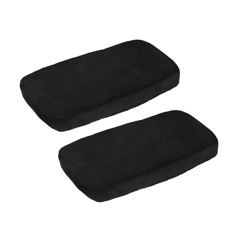 Colors Velvet Sponge Armrest Slipcover 1/2PCS Kit, Ideal for Office Chairs, Supports Elbows and Forearms