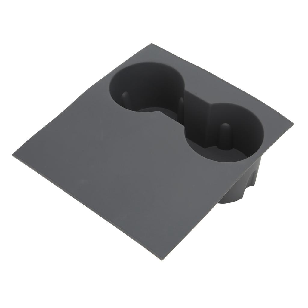 Center Console Cup Holder Silicone Material Scratch Resistant Replacement for Tesla Model 3 Model Y Grey