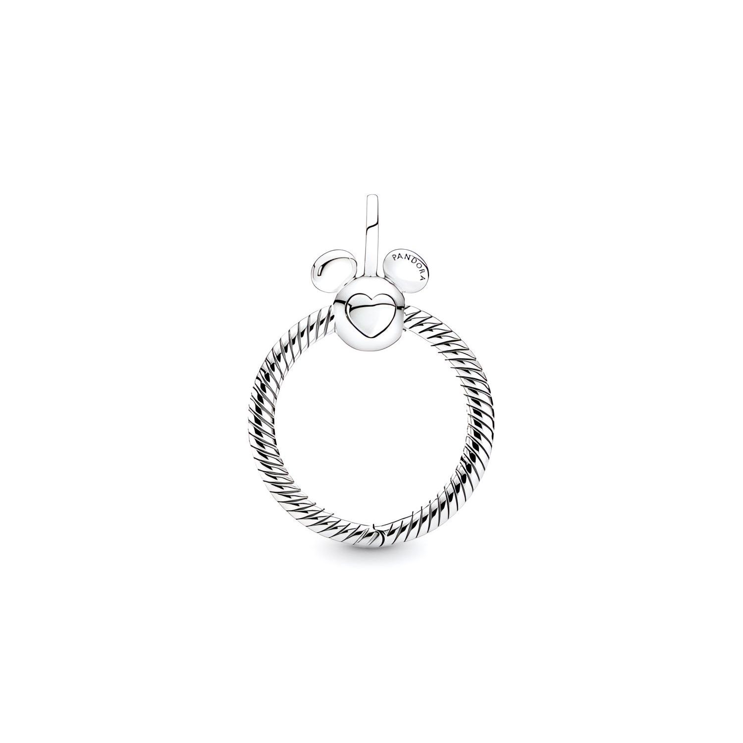 Pandora Disney Series Mickey O Pendant Unisex Jewelry 390076C00 Silver,F