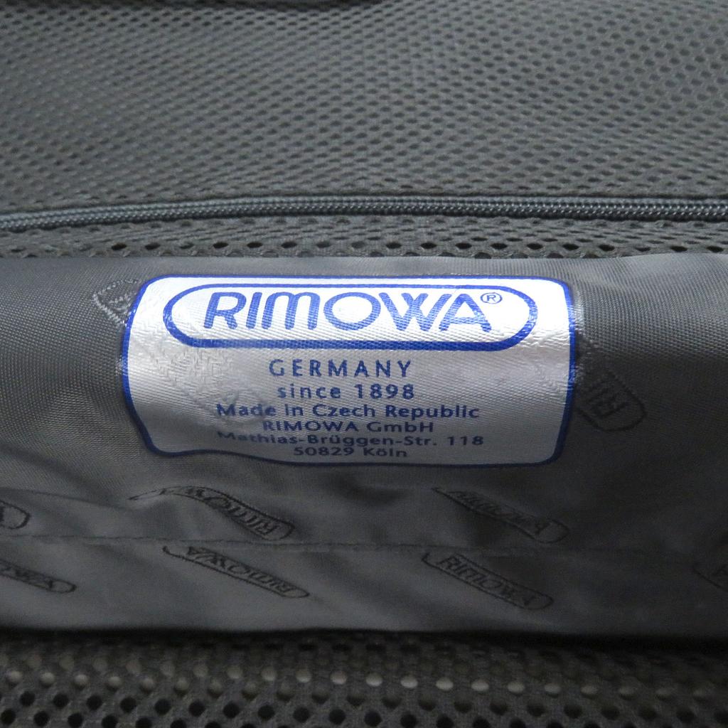 RIMOWA Tragetasche Limbo Kabine Zweiradkoffer Marineblau Polycarbonat Gebraucht