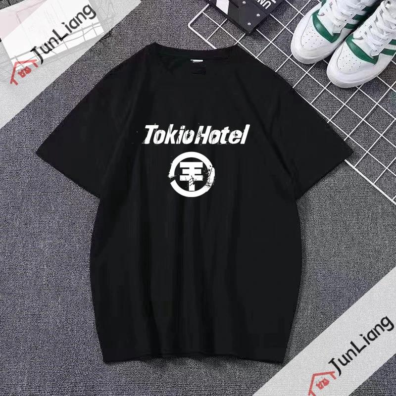 Tokio Hotel Tshirt Women Japanese Tshirt Women Unisexga Harajuku Clothing Casual Short Sleeve Tshirt Unisex S