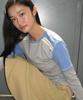 RONRON Sporty Slim Layered Long Sleeve Gray Blue