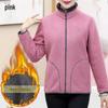 Women's 2025 Winter Cotton Jacket with Stand Collar, Plus Velvet, Stylish and Thickened for Warmth