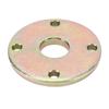 Go Kart Axle Disc Brake Hub 26mm Steel Alloy 4 Stud Brake Disc Fixed Seat Adapter Plate for 25 To 26mm Diameter Axles